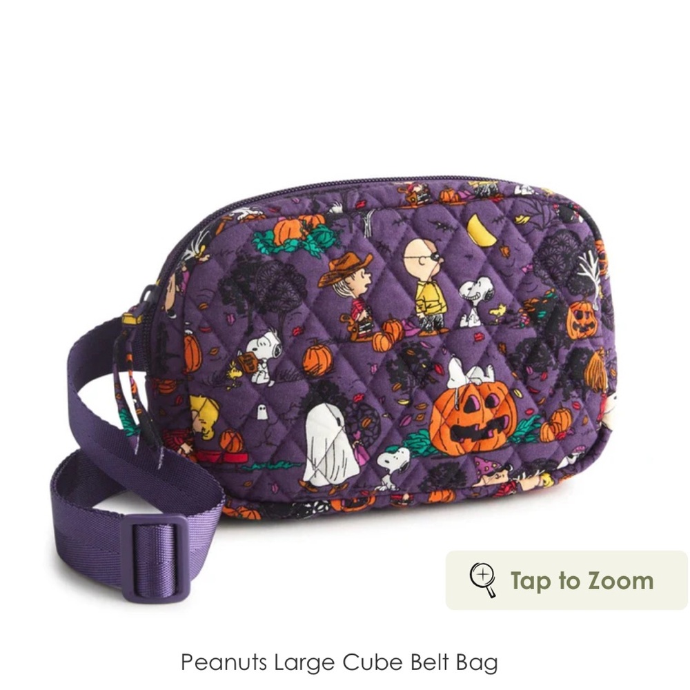 VB Large Belt Bag -Peanuts Halloween NWT